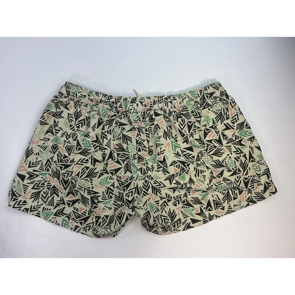 Patagonia Barely Baggies Shorts Womens Size XL Geometric Print Travel Summer